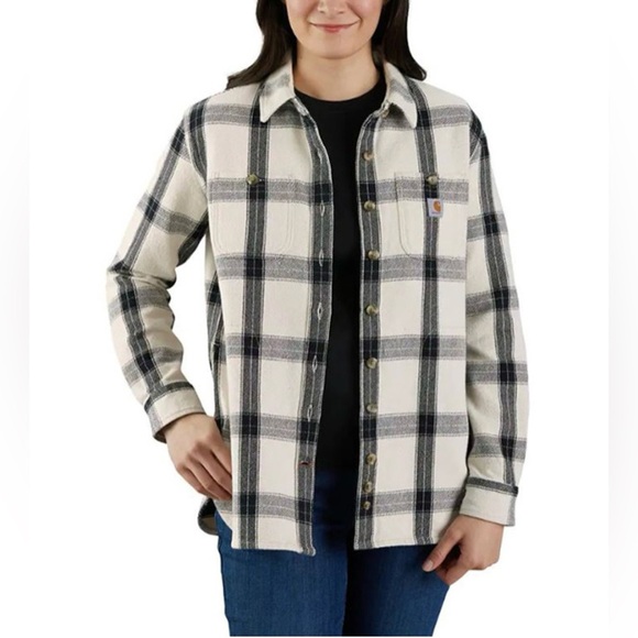 Carhartt Jackets & Blazers - Carhartt Black and White Checkered Shirt